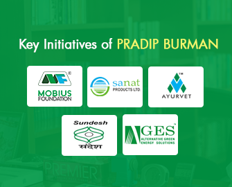 Key initiatives by Mr. Pradip Burman